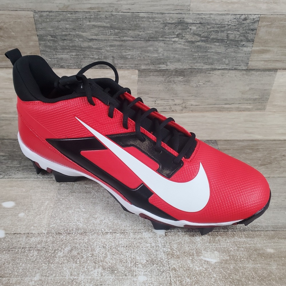 Nike Alpha Menace 4 Shark Mens Sz 13 Red White Academy Sport Football Cleats